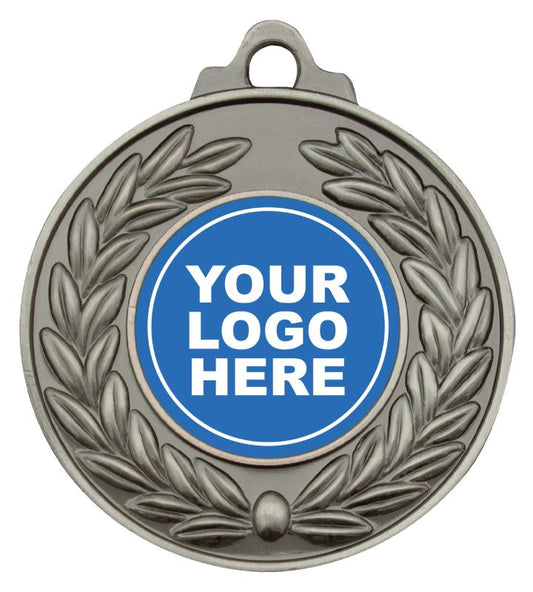 M160S Wreath Antique Medal Silver 5cm