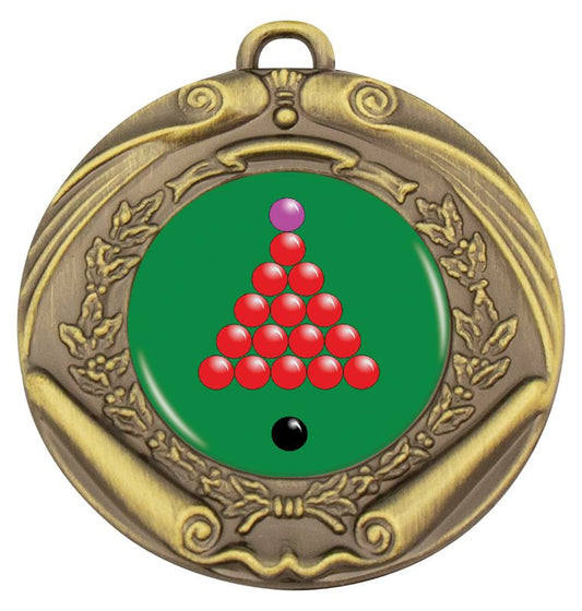 M172G-K158 Snooker Medal Gold 4.5cm