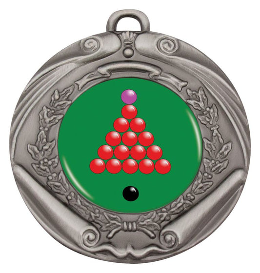 M172S-K158 Snooker Medal Silver 4.5cm