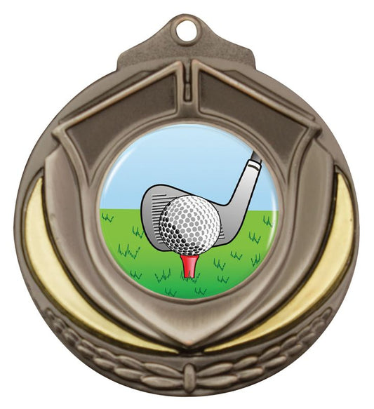 M431S-K88 Shield Medal Golf Silver 5.2cm