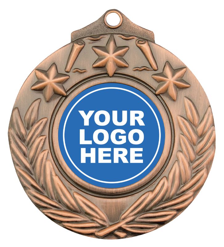 M841B Stars & Wreath Bronze Medal 5.2cm