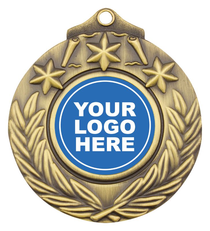 M841G Stars & Wreath Gold Medal 5.2cm