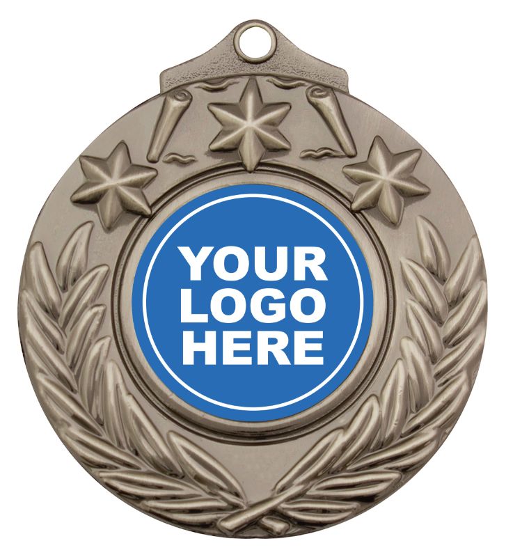 M841S Stars & Wreath Silver Medal 5.2cm