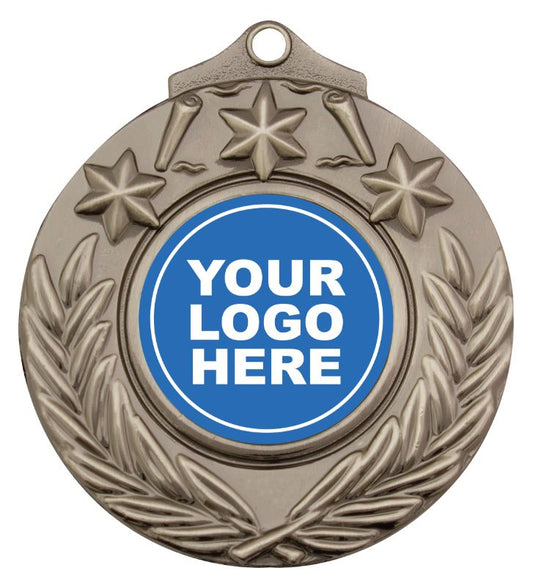 M841S Stars & Wreath Silver Medal 5.2cm