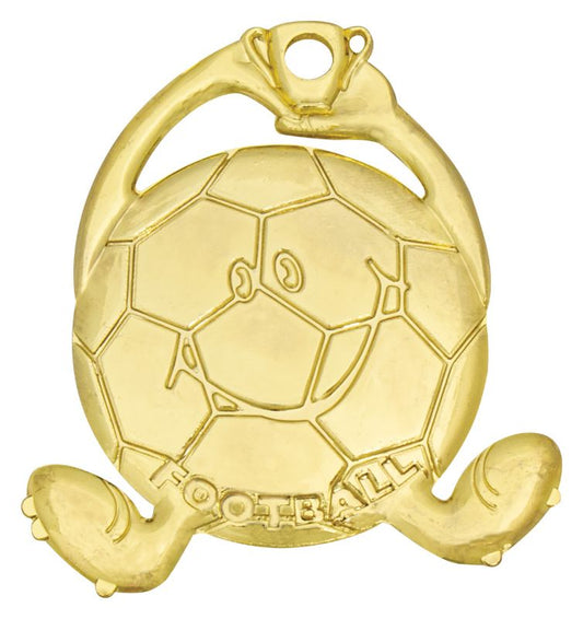 M851G Football Character Medal Gold 5.3cm