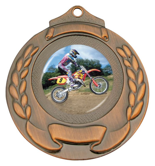 M861B-K117 Motocross Bronze Medal 5.2cm