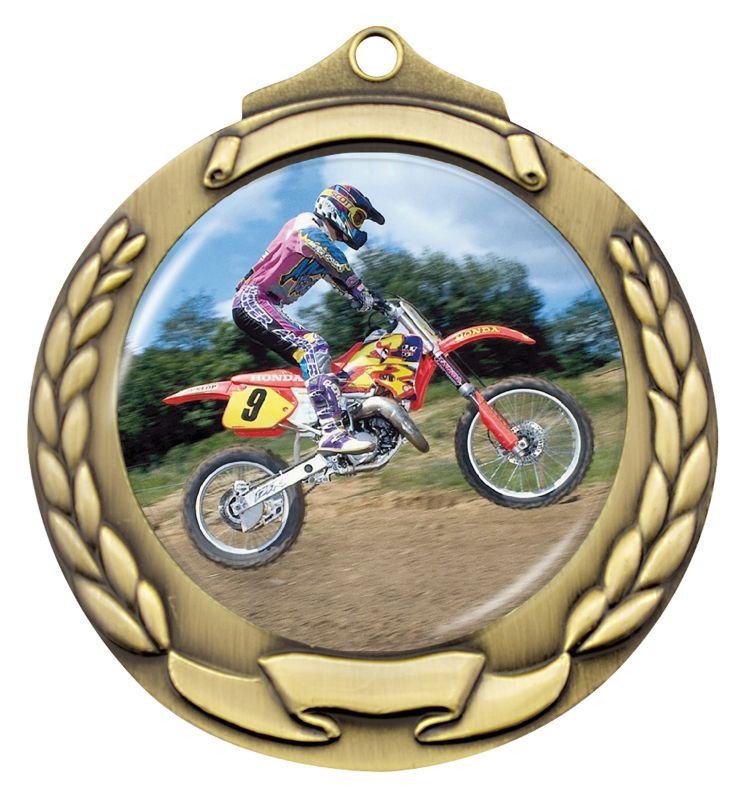 M862G-K117 Motocross Gold Medal 7cm