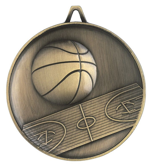 M9307 Heavyweight Basketball Medal 6.2cm