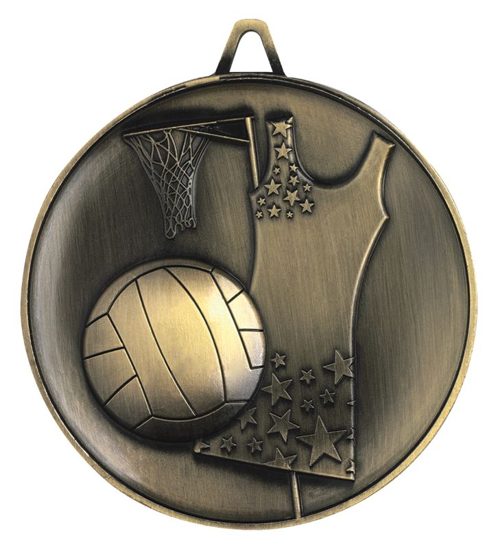 M9311 Heavyweight Netball Medal 6.2cm