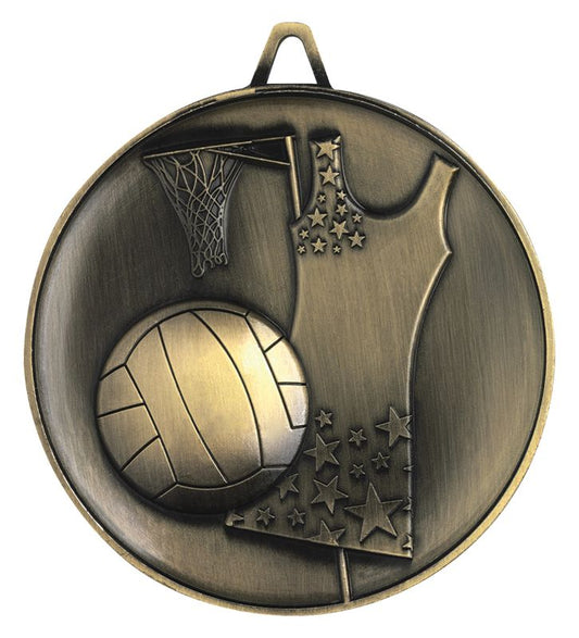 M9311 Heavyweight Netball Medal 6.2cm