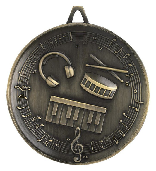 M9321 Heavyweight Music Medal 6.2cm