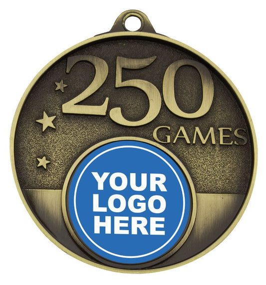 MC225G 250 Games Milestone Medal Gold 5.2cm