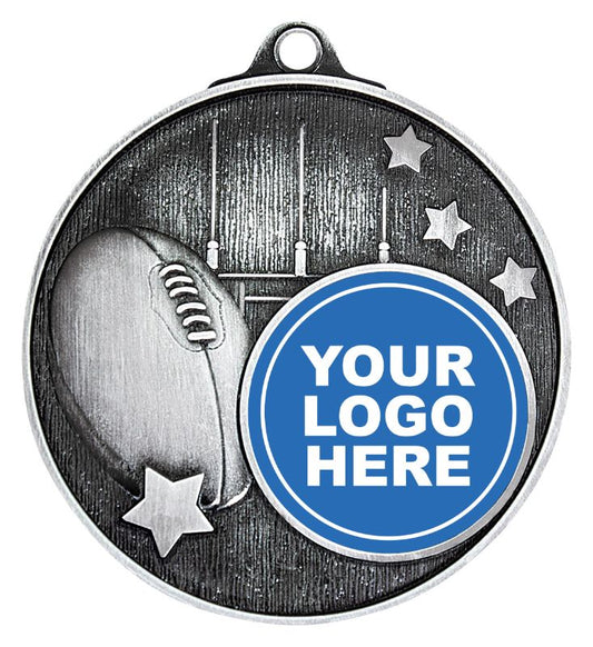 MC612S Club Footy Silver Medal 5.2cm