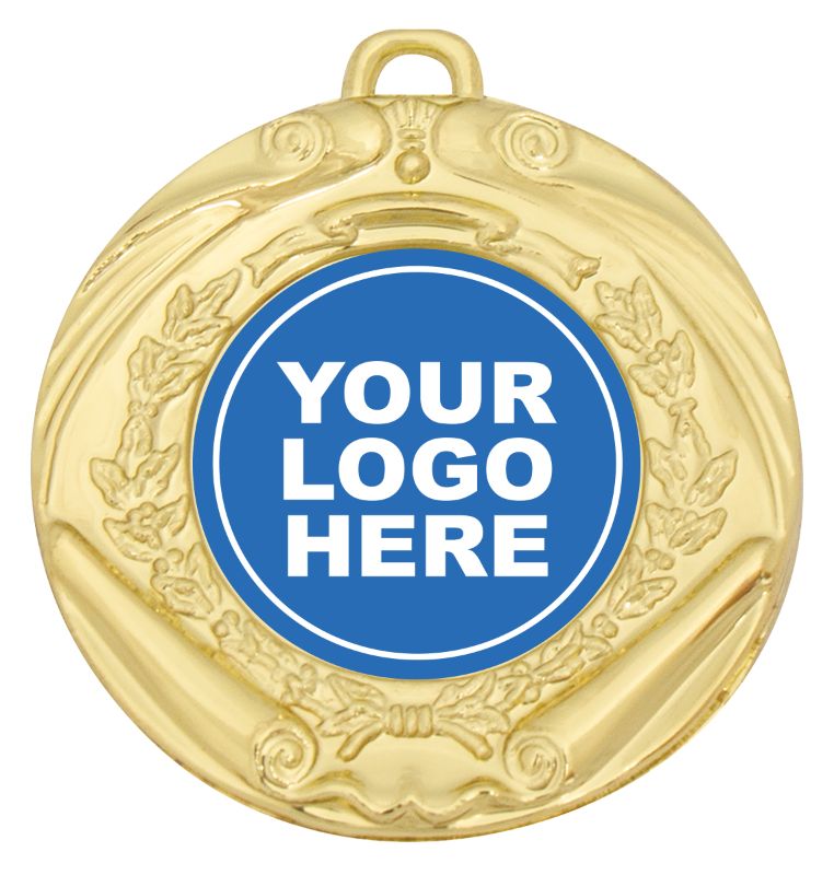 MD70G Medal Scroll Gold 4.5cm