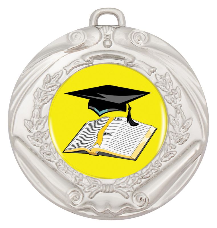 MD70S-K6 Medal Graduation Silver Medal 4.5cm
