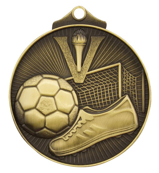 MD904G Football Medal Gold 5.2cm