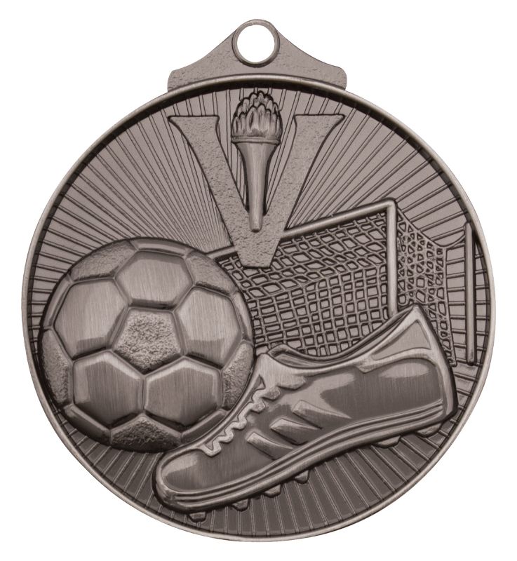 MD904S Football Medal Silver 5.2cm