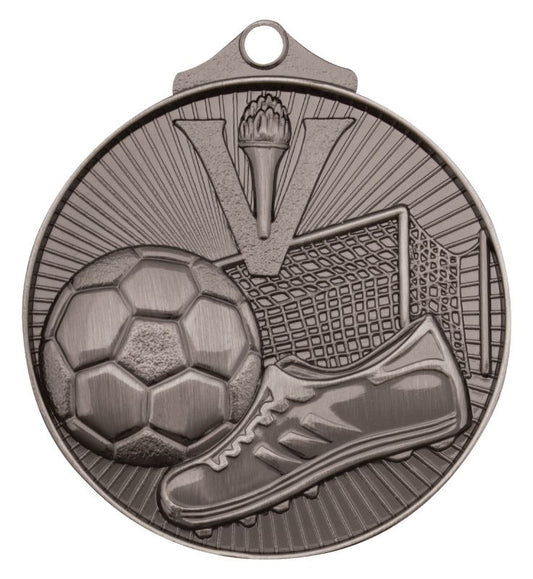 MD904S Football Medal Silver 5.2cm