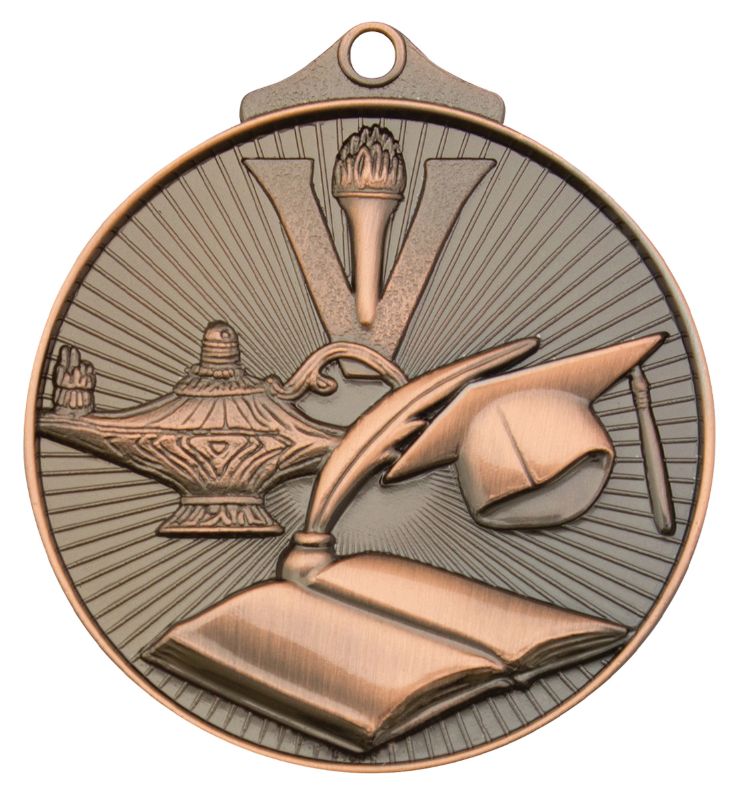 MD905B Academic Medal Bronze 5.2cm