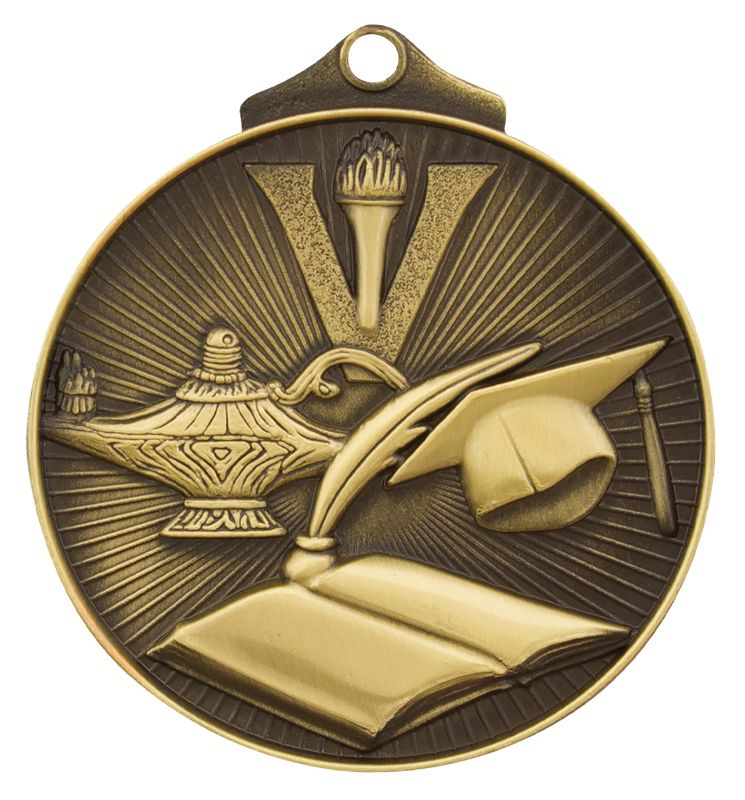 MD905G Academic Medal Gold 5.2cm