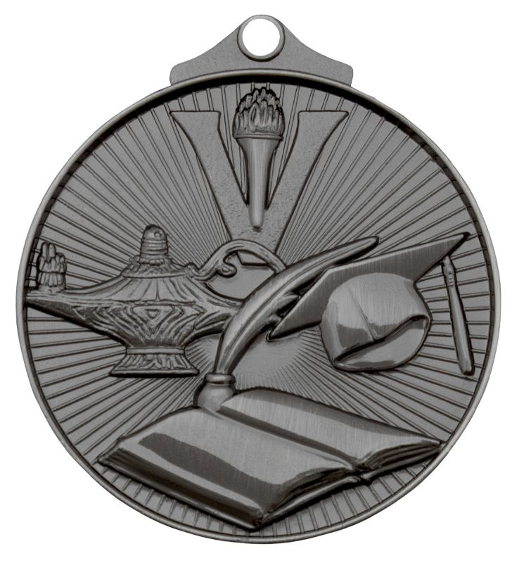 MD905S Academic Medal Silver 5.2cm