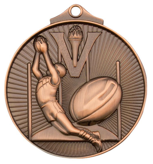MD912B Aussie Rules Medal Bronze 5.2cm