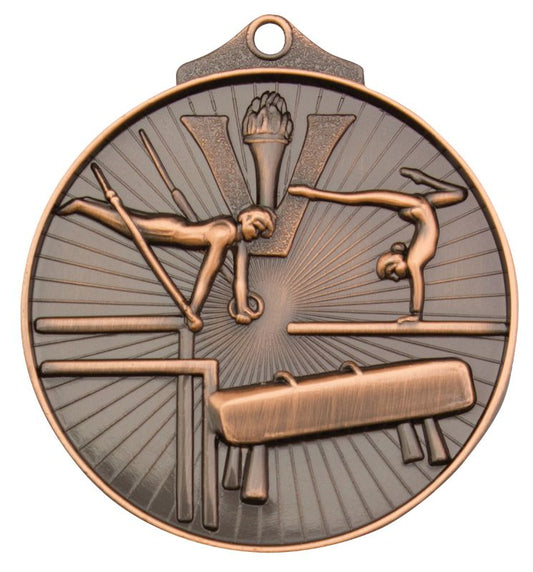 MD914B Gymnastics Medal Bronze 5.2cm