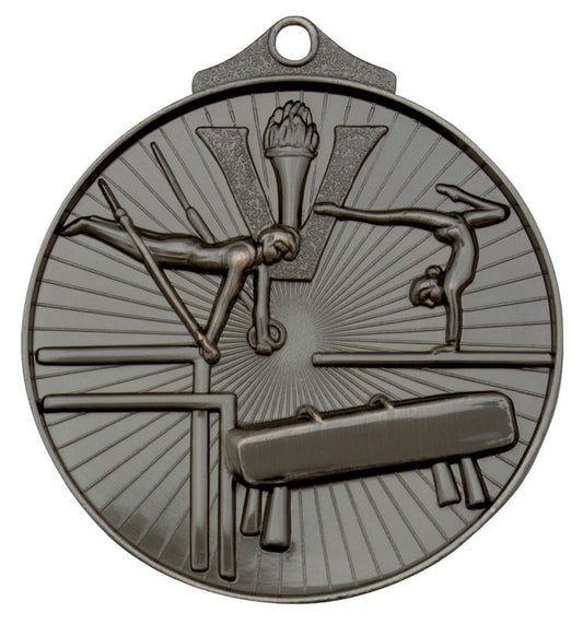 MD914S Gymnastics Medal Silver 5.2cm
