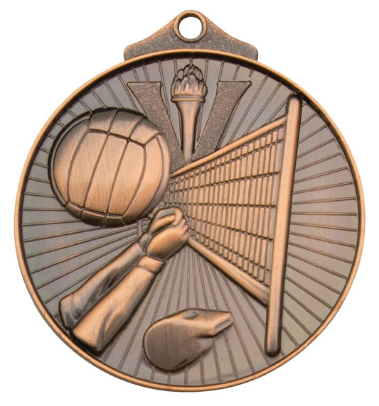 MD915B Volleyball Medal Bronze 5.2cm