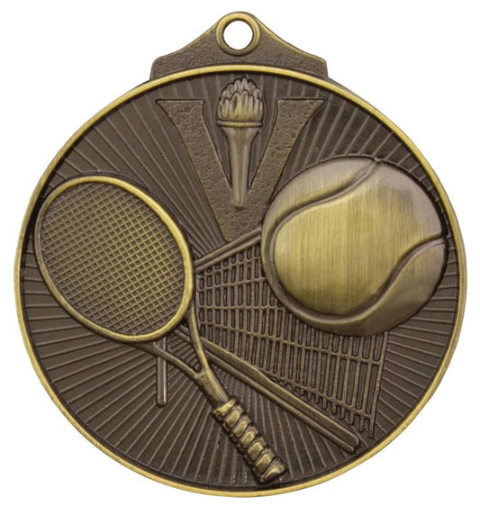MD918G Tennis Medal Gold 5.2cm