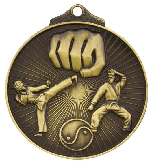 MD923G Karate Medal Gold 5.2cm