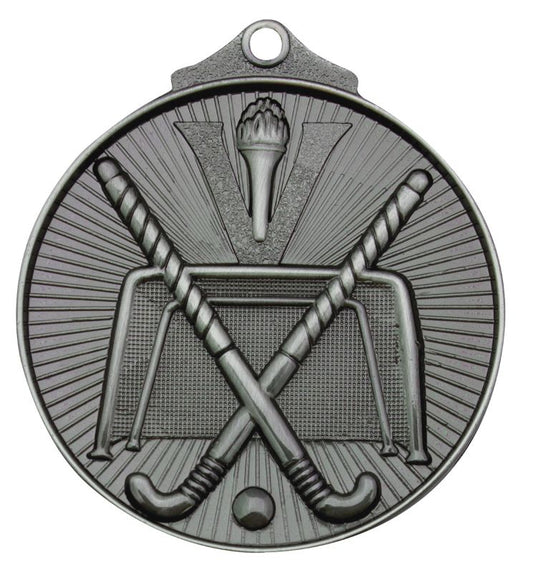 MD929S Hockey Medal Silver 5.2cm
