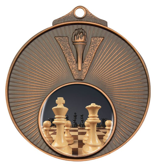 MD950B-C782 Chess Bronze Medal 5.2cm