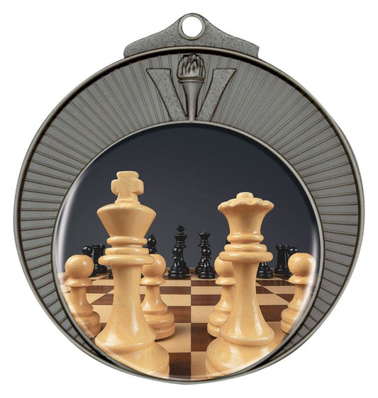 MD970S-C782 Chess Silver Medal 7cm