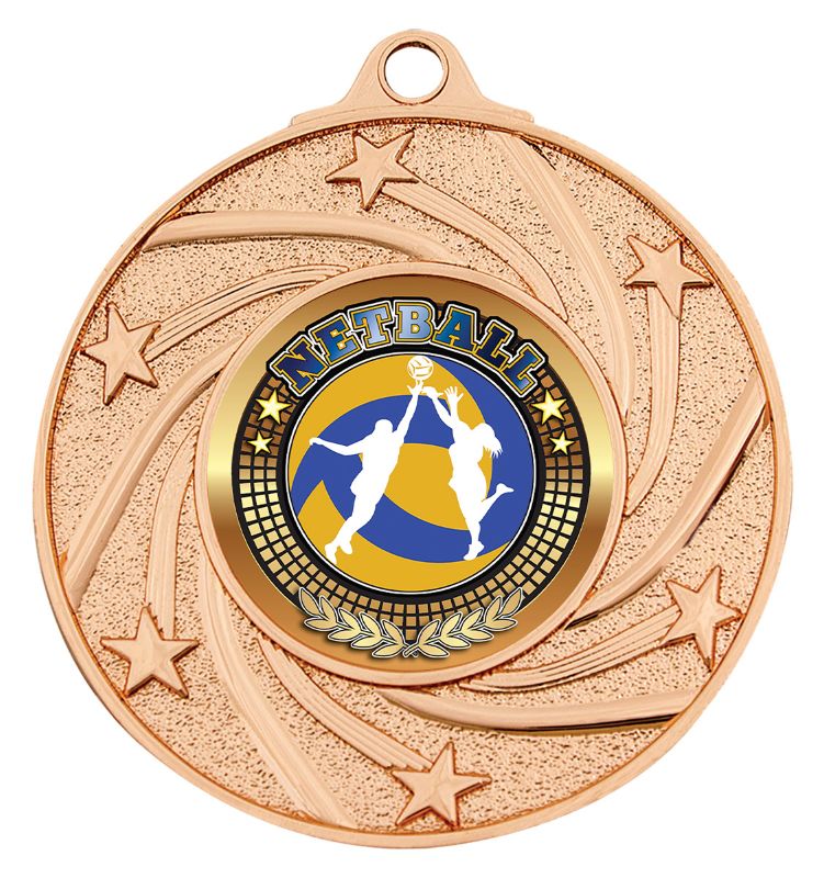 ME140B-B37 Netball Bronze Medal 5cm