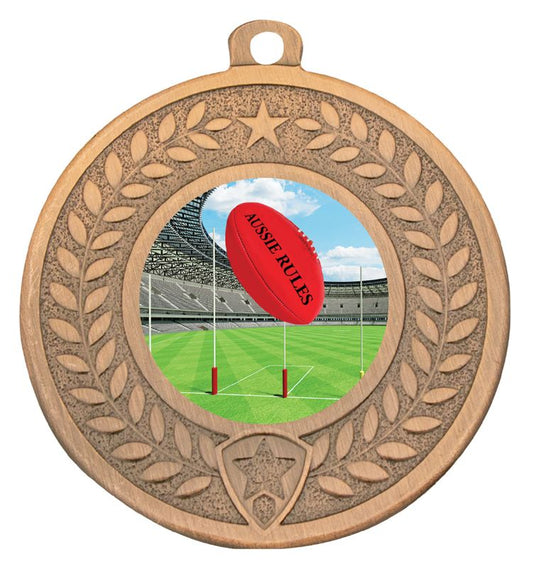 ME301B-C882 Footy Bronze Medal 5cm