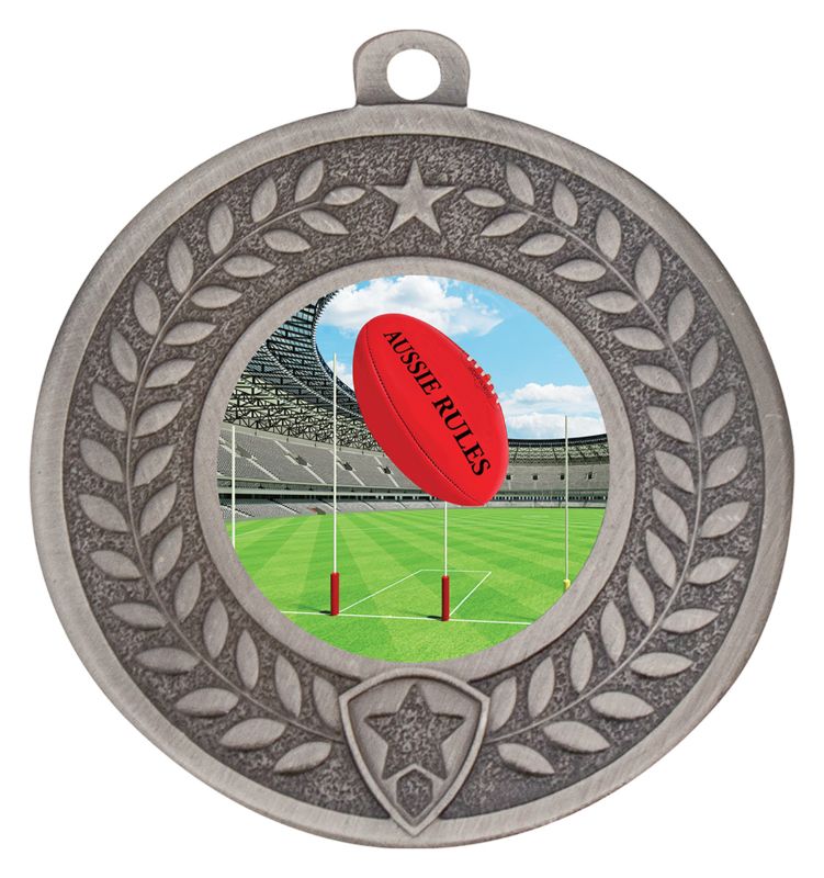 ME301S-C882 Footy Silver Medal 5cm