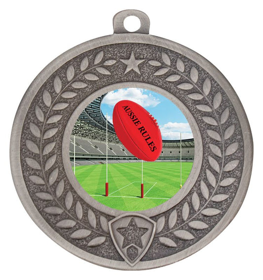 ME301S-C882 Footy Silver Medal 5cm