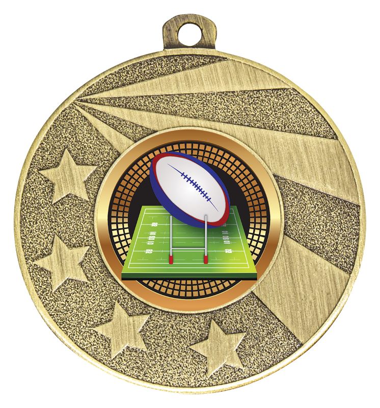 ME304G-B39 Rugby Gold Medal 5cm