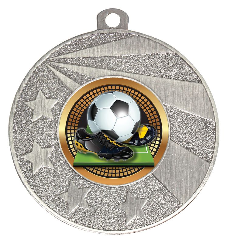 ME304S-B04 Football Silver Medal 5cm