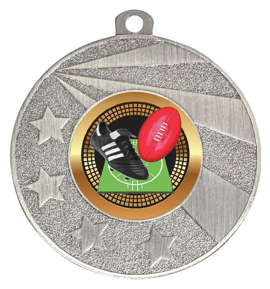 ME304S-B31 Footy Silver Medal 5cm