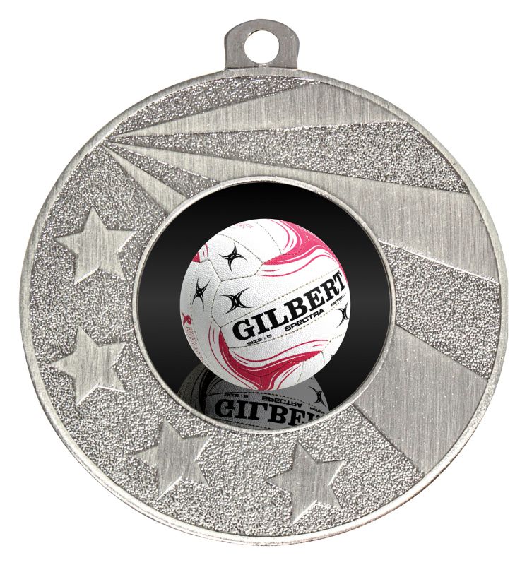 ME304S-C911 Netball Silver Medal 5cm
