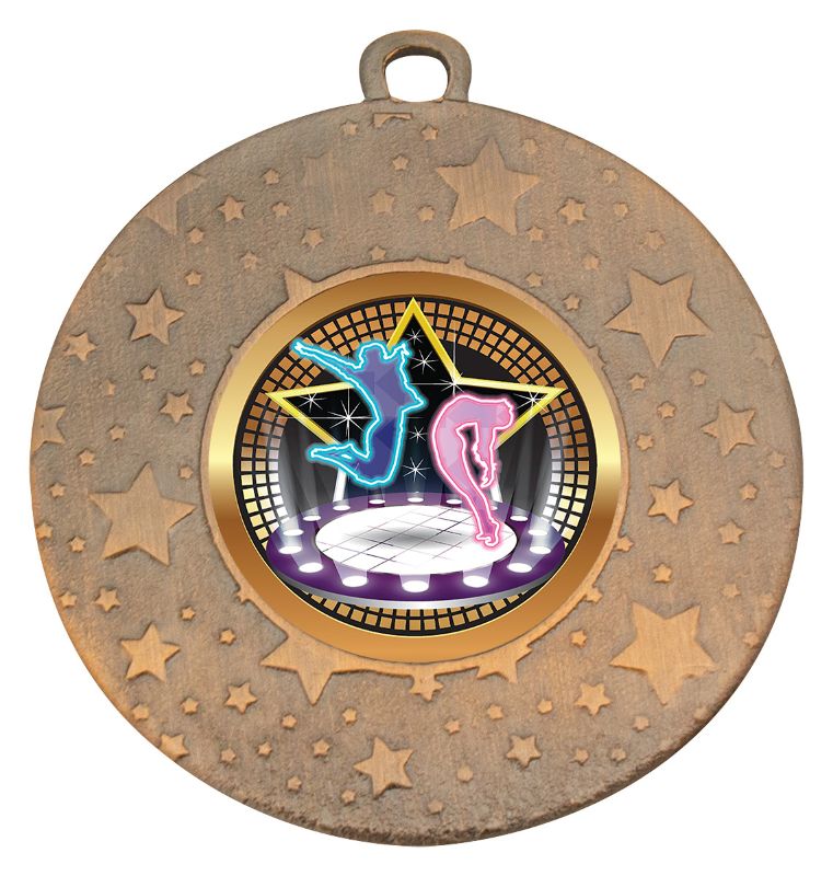 ME305B-B32 Dance Bronze Medal 5cm