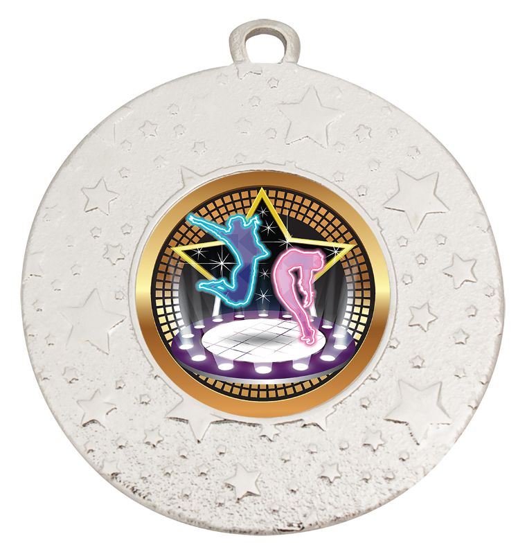 ME305S-B32 Dance Silver Medal 5cm