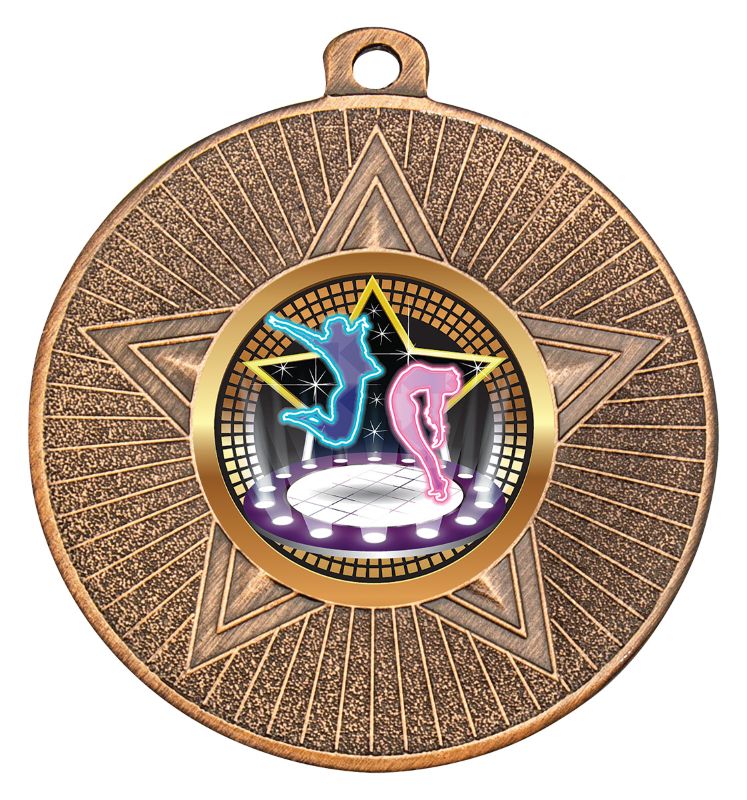 ME306B-B32 Dance Bronze Medal 5cm