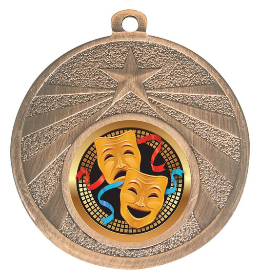 ME308B-B94 Drama Bronze Medal 5cm