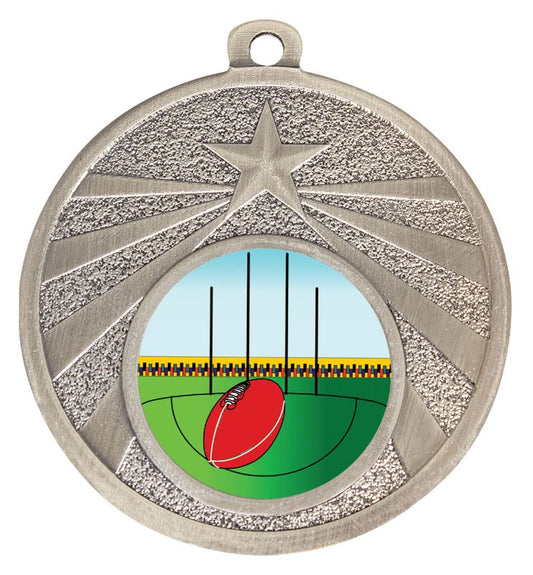 ME308S-K20 Footy Silver Medal 5cm