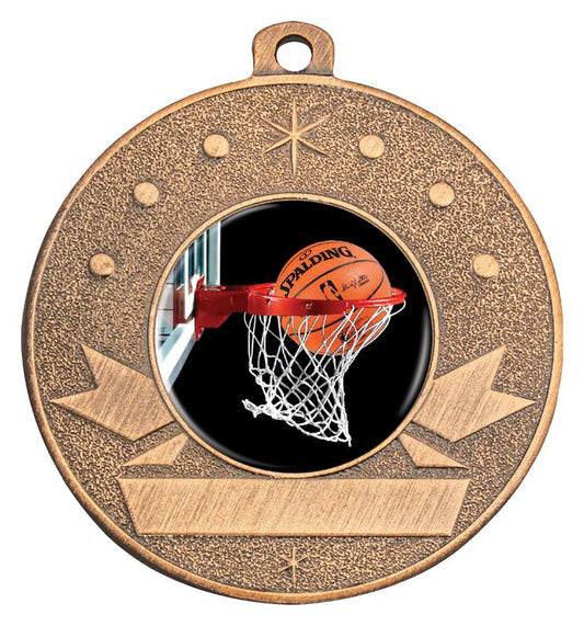 ME309B-C601 Basketball Bronze Medal 5cm