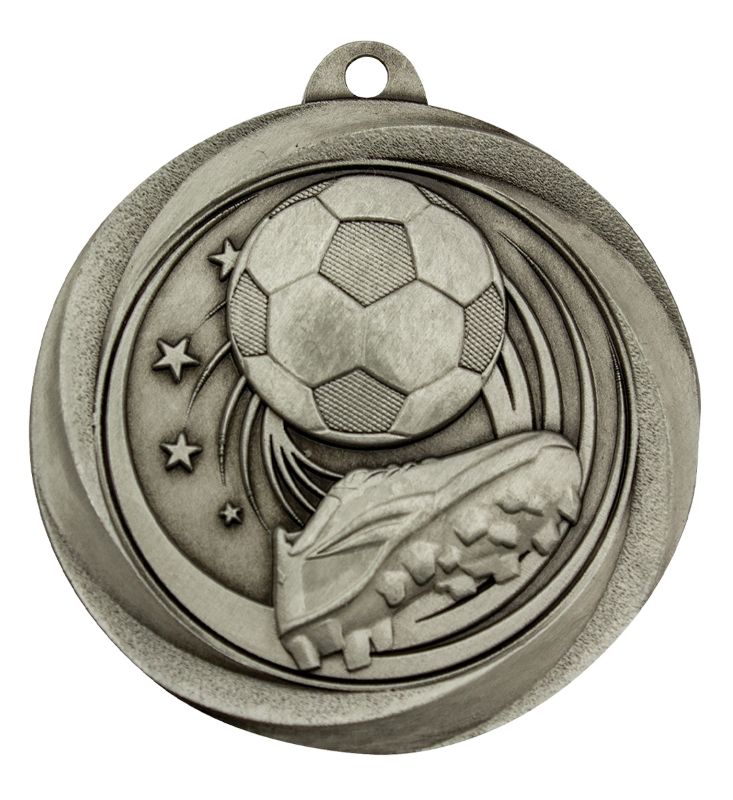 ME904S Football Econo Medal Silver 5cm