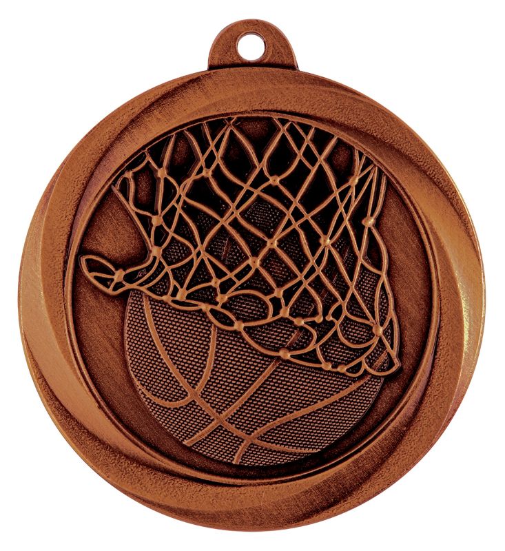 ME907B Basketball Econo Medal Bronze 5cm